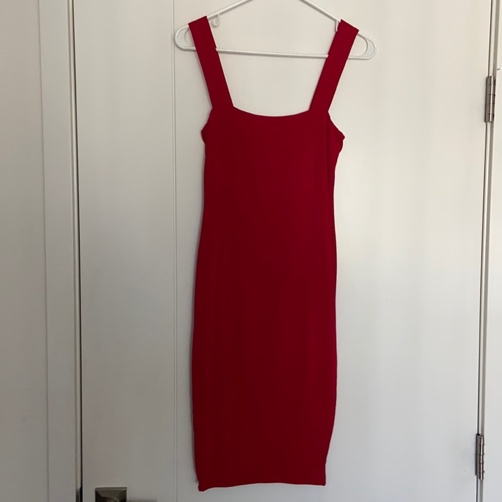 Red Naked Wardrobe Dress
